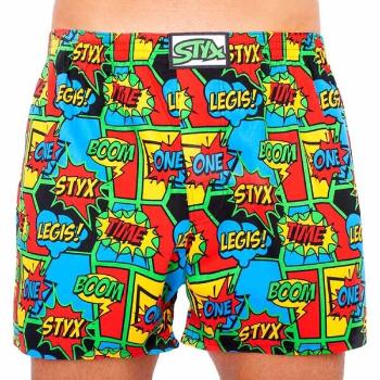 Styx MEN'S BOXERS SHORTS CLASSIC RUBBER Pánské trenky, mix, velikost L