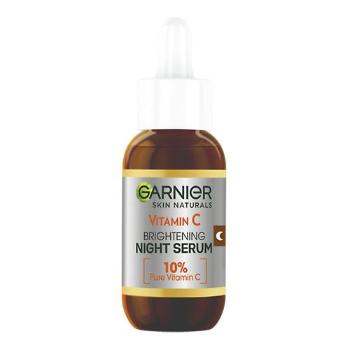 Garnier Skin Naturals Vitamin C Brightening Night Serum 30 ml pleťové sérum pro ženy na pigmentové skvrny; na rozjasnění pleti