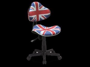 Studentská kancelářská židle Q-G2 Signal Britská vlajka