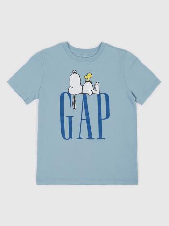 GAP GAP & Peanuts Snoopy Triko dětské Modrá