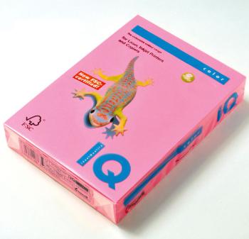 Kancelářský papír IQ A4/80g 500 listů neon růžový NEOPI