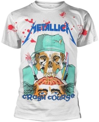 Metallica Tričko Crash Course In Brain Surgery White M