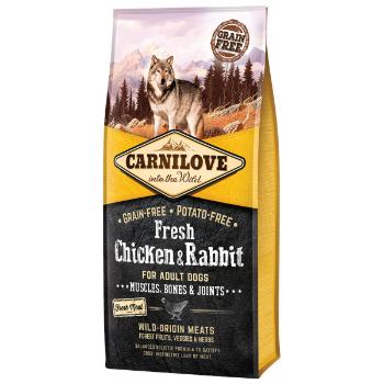 Carnilove Fresh Chicken & Rabbit Muscles, Bones & Joints for Adult dogs 12 kg