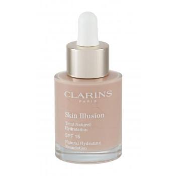 Clarins Skin Illusion Natural Hydrating SPF15 30 ml make-up pro ženy 109 Wheat na všechny typy pleti; na rozjasnění pleti; na dehydratovanou pleť