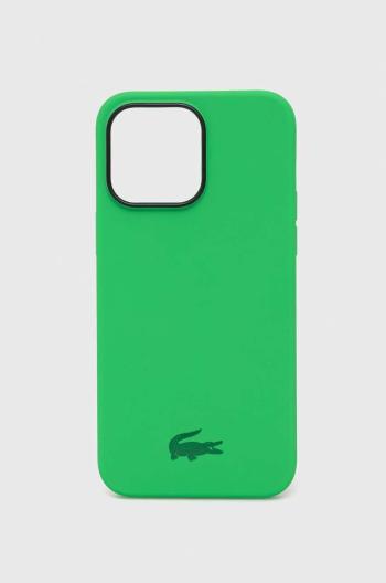 Obal na telefon Lacoste iPhone 14 Pro Max 6,7'' zelená barva