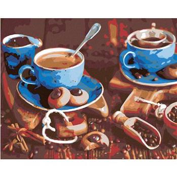 Malování podle čísel - Modré šálky kávy I. (HRAmal00012nad)