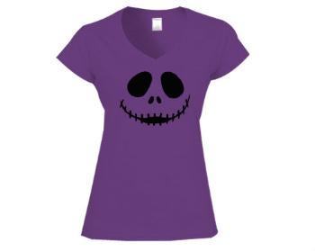 Dámské tričko V-výstřih Burton Skull