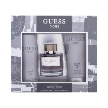 GUESS Guess 1981 SET2 dárková kazeta toaletní voda 100 ml + sprchový gel 200 ml + deodorant 226 ml pro muže