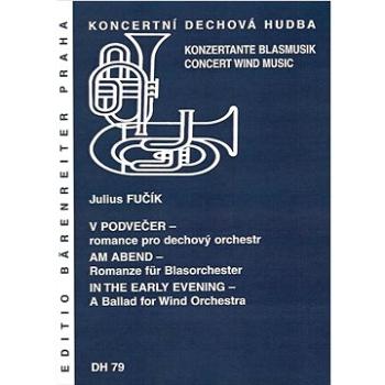 V podvečer Romance pro dechový orchestr: Koncertní dechová hudba (9790260102699)