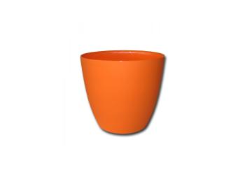 PROHOME - Květináč dekorační ELLA 21cm oranžový