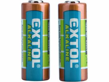 Baterie alkalické, 2ks, 12V (23A) EXTOL-ENERGY