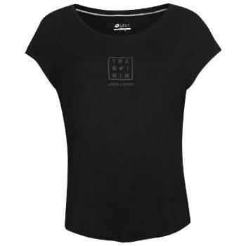 Lotto DINAMICO W VII TEE 2 Dámské tričko, černá, velikost XL