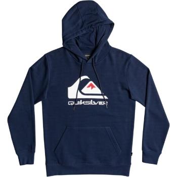 Quiksilver BIG LOGO HOOD Pánská mikina, tmavě modrá, velikost L