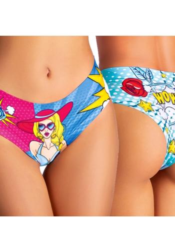 Dámské kalhotky Meméme BEACH GIRL Hi-briefs XL Dle obrázku