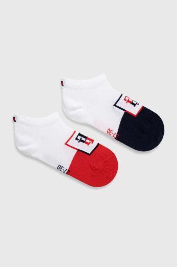 Dětské ponožky Tommy Hilfiger 2-pack červená barva