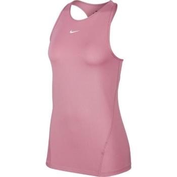 Nike NP TANK ALL OVER MESH W Dámské tílko, růžová, velikost L