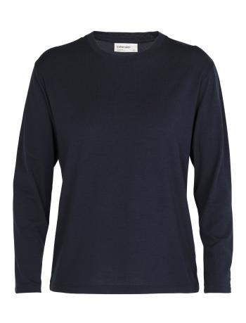 dámské merino triko dlouhý rukáv ICEBREAKER Wmns 150 LS Crewe, Midnight Navy (vzorek) velikost: M