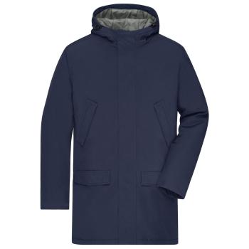 James & Nicholson Elegantní pánská zimní parka JN1176 - Tmavě modrá | XL