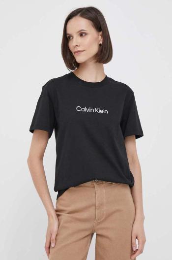 Bavlněné tričko Calvin Klein černá barva, K20K205448