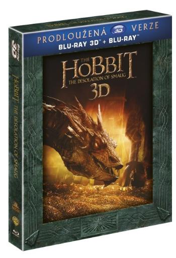 Hobit: Šmakova dračí poušť (2D+3D) (5 BLU-RAY) - prodloužená verze