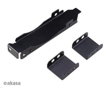 AKASA držák PCI slotu, pro 80mm nebo 92mm ventilátor, černá, AK-MX304-08BK