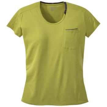 Dámské triko Outdoor Research Women's Chain Reaction Tee, citron heather velikost: L