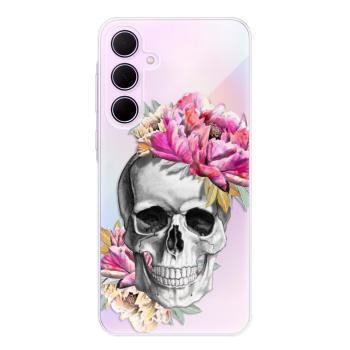 Odolné silikonové pouzdro iSaprio - Pretty Skull - Samsung Galaxy A55 5G