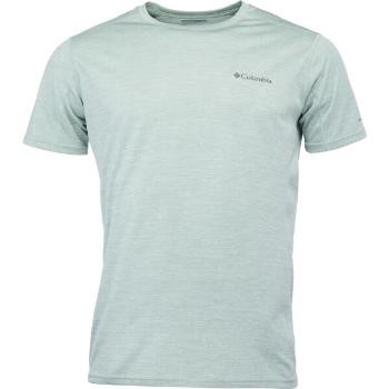 Columbia ALPINE CHIL ZERO SHORT SLEEVE CREW Pánské funkční tričko, světle zelená, velikost