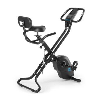 Capital Sports Azura X1 X-Bike, jízdní kolo, do 120 kg, snímač srdečního tepu, skládací, 4 kg, černé