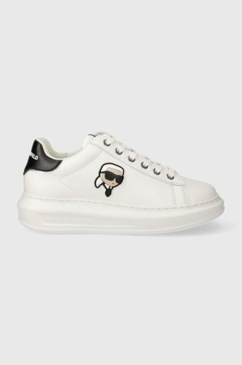 Kožené sneakers boty Karl Lagerfeld KAPRI bílá barva, KL62530N