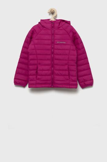Dětská bunda Columbia růžová barva