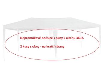 Bočnice k altánu 3602 2ks s okny ROJAPLAST Bílá