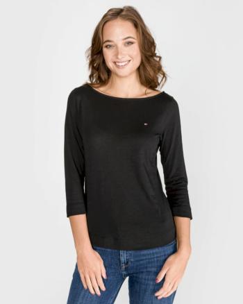 Tommy Hilfiger dámské černé tričko - S (BAV)