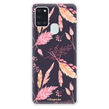 Odolné silikonové pouzdro iSaprio - Herbal Pattern - Samsung Galaxy A21s