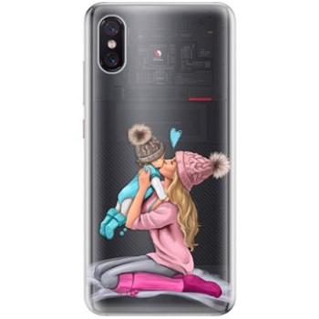 iSaprio Kissing Mom - Blond and Boy pro Xiaomi Mi 8 Pro (kmbloboy-TPU-Mi8pro)