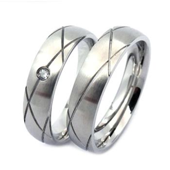 NUBIS® NSS3019 Pánský snubní prsten - velikost 68 - NSS3019-68