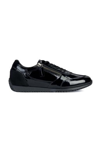 Kožené sneakers boty Geox D CALITHE černá barva, D36N0A 06722 C9999