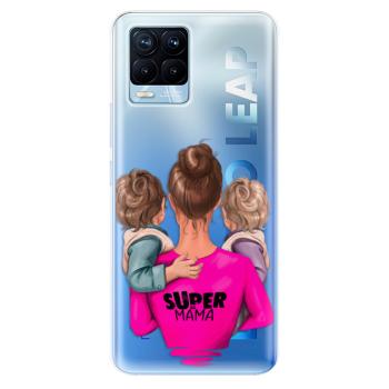 Odolné silikonové pouzdro iSaprio - Super Mama - Two Boys - Realme 8 / 8 Pro