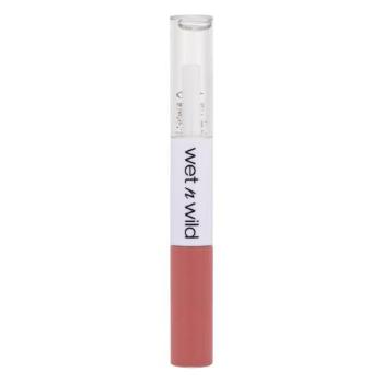 Wet n Wild MegaLast Lock 'N' Shine Lip Color + Gloss 4 ml rtěnka pro ženy Nude Illusion tekutá rtěnka