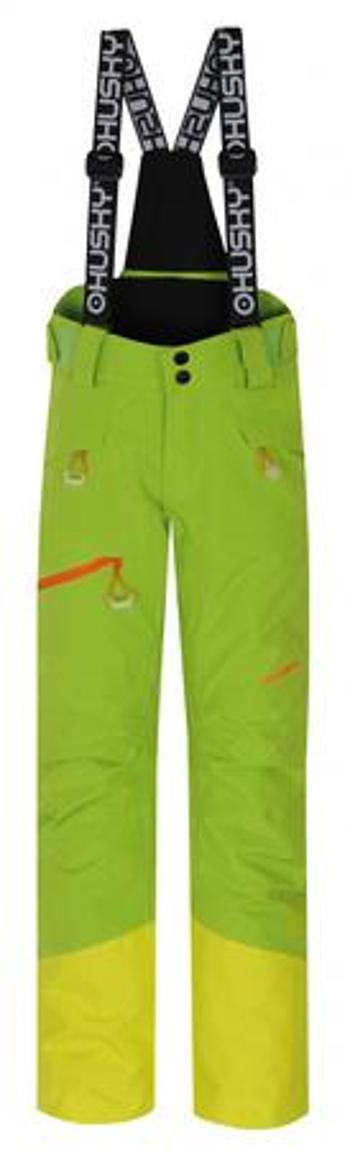 Husky Dětské lyžařské kalhoty Gilep Kids zelená 122