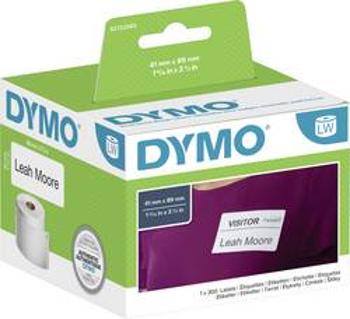 DYMO etikety v roli 89 x 41 mm papír bílá 300 ks přemístitelné S0722560 Typové štítky