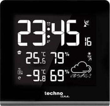 Digitální bezdrátová meteostanice Techno Line WS9065 WS9065, Max. dosah 30 m, černá