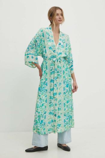 Kimono Answear Lab zelená barva, oversize