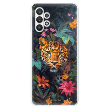 Odolné silikonové pouzdro iSaprio - Flower Jaguar - Samsung Galaxy A32