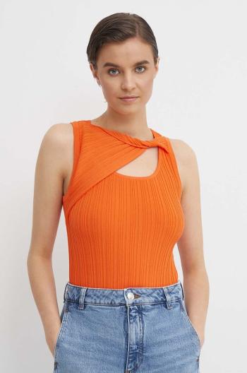 Top Dkny dámský, oranžová barva, P4BSAN40