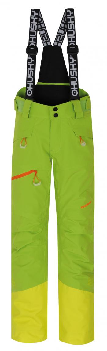 Husky Dětské lyžařské kalhoty  Gilep Kids zelená Velikost: 122