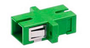 XtendLan SC-SC simplex adapter SM, APC , zelený, do optických rozvaděčů, ADR-SCS2SCS-SM-APC