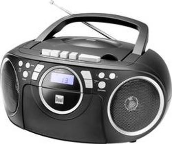 CD-rádio Dual P 70, AUX, CD, kazeta, černá