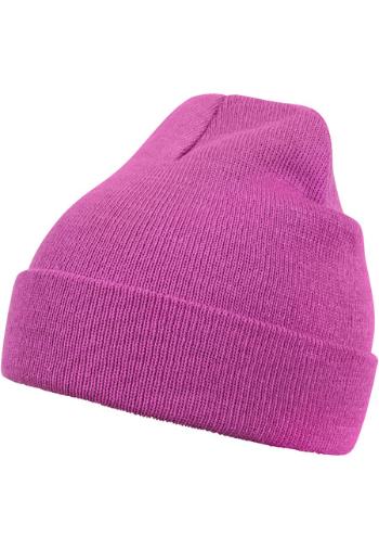 Urban Classics Beanie Basic Flap magenta - UNI