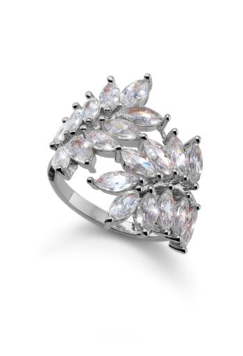 Oliver Weber Luxusní prsten s kubickými zirkony Sheaf 41184 54 mm